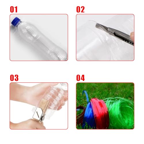 Plastic Bottle Cutter, DIY Craft Hand Cutting Machine Rope Maker Tools Home Garden Decoration Creative Bottles Cutters Outdoor Portable Smart Ropes Environmental Kit Practical Classic Accessories