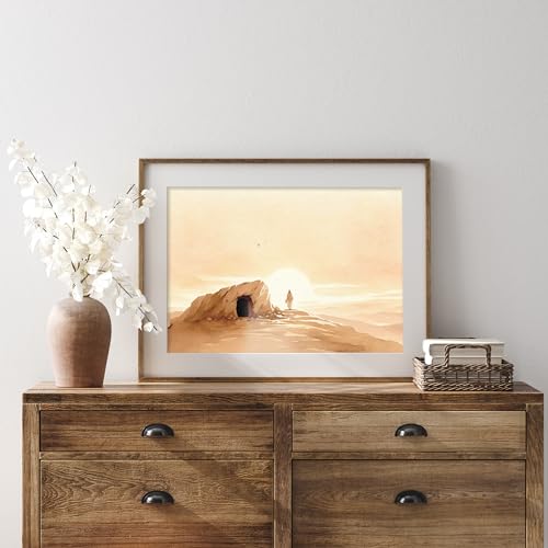 ESSEN-Life-The-Empty-Tomb-Christian-Easter-Decorations-Easter-Decorations-Religious-Resurrection-Decorations-Resurrection-of-Jesus-Christ-Jesus-Poster-Decor-Christian-Wall-Art-Christian-Home ESSEN Life The Empty Tomb Christian Easter Decorations Easter Decorations Religious Resurrection Decorations Resurrection of Jesus Christ Jesus Poster Decor Christian Wall Art Christian Home