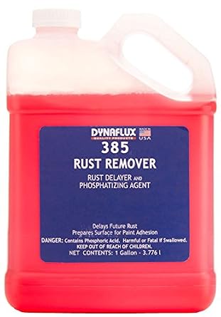 385-4X1 Rust Remover, Non-Flammable, 1 Gallon Bottle Case of 4