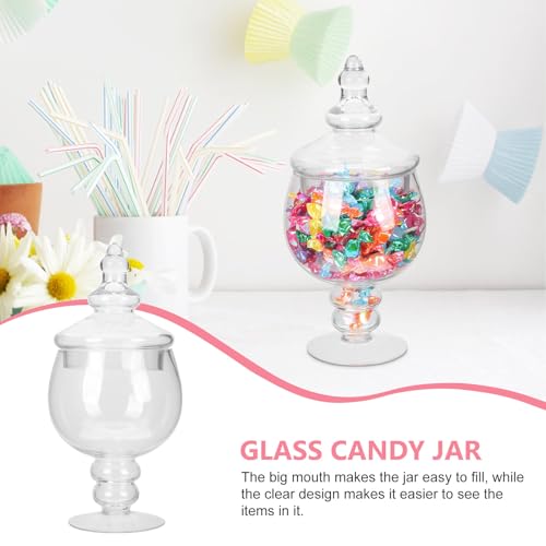 Tarro almacenamiento seguro dulces vidrio galletas CRAFTHROU cocina restaurantes 8