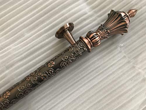 135 Victorian Style European-Style Door Pull Hand Carved Glass Door Handle Aluminum Alloy Entrance Entry Store Front Solid Wood Timber Door Pull Push Handlesets Double-Sided (70 Inches /1800X51Mm) #TOP1