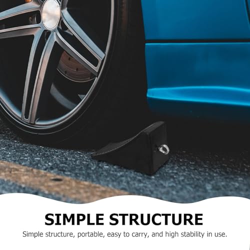 Cales de roue caoutchouc pour garage et parking | Lot de 2 butées
