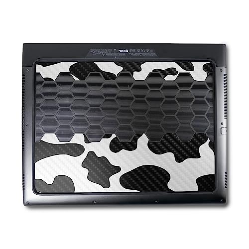 Image of MightySkins Carbon Fiber Skin Compatible with Alienware M18 R1 (2023) Full Wrap Kit - Cow Print | Protective, Durable Textured Carbon Fiber Finish | Easy to Apply & Change Styles | Made in The USA