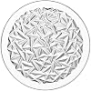 Orrefors Carat 10-5/8 Serving/Dessert Plate, Large, Crystal