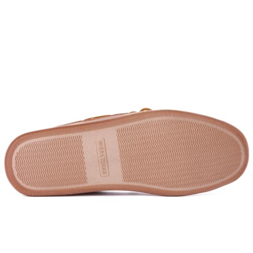 Men's Pile Lined Hardsole, Brown, Size 73