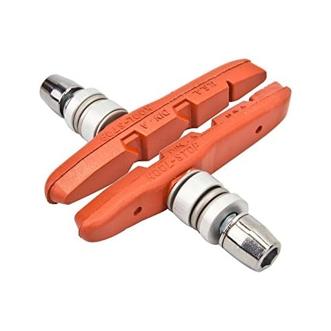 Kool Stop Brake PAD THINLINE Threaded Salmon , 71.8 mm Cover