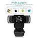 immagine 3ELTD Videocamera Webcam HD 1080P USB per videochiamate, studi, conferenze, registrazioni, Giochi per Laptop, con Clip Rotante e Microfono Incorporato per l'eliminazione del Rumore