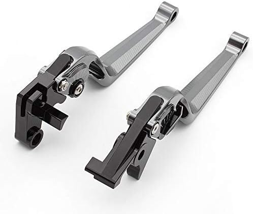 Miniatura 6 de Palancas de embrague de freno ajustables para motocicleta compatibles con GSXR600 1997-03, 250 V-Strom 2018-2019, GSR600 2006-2011, GSX250R SV650