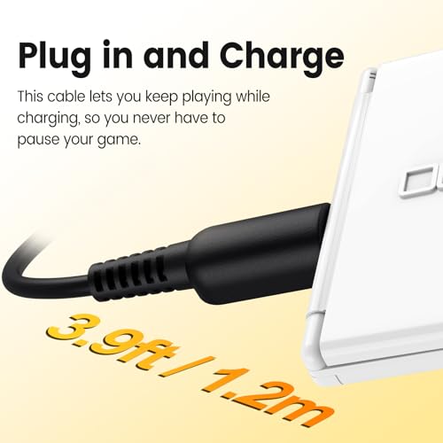 Image of Tobfit 5-in-1 Charger Cable for Nintendo DS Lite, for DS Lite, Wii U, New 3DS XL, 3DS, 2DS, DSi XL, Gameboy Advance SP, PSP 1000 /2000 /3000 - Multi-Compatible Charging Cable
