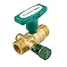 Produktbild UNIWATER System Kugelhahn mit Entleerung und ISO-T-Griff, beidseitig 3/4 Zoll AG (DN 15), Typ 1438