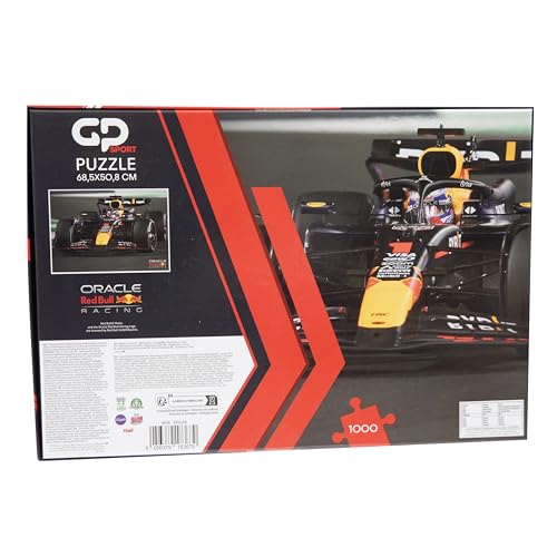 GP Sport Red Bull Racing 2D Jigsaw Puzzle, 1000 Pieces, Dynamic F1 Car in Motion, Highly Detailed Artwork - Image 3