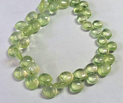 Perles de préhnite naturelles LKBEADS : finis les bijoux ternes avec ces cœurs de 8-9 mm