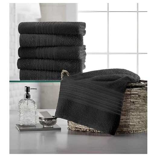 Kit de 4 Toalhas de Rosto Brancas ou Pretas