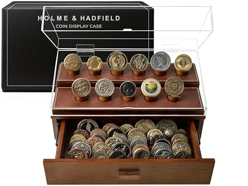 Holme & Hadfield premium challenge coin display case