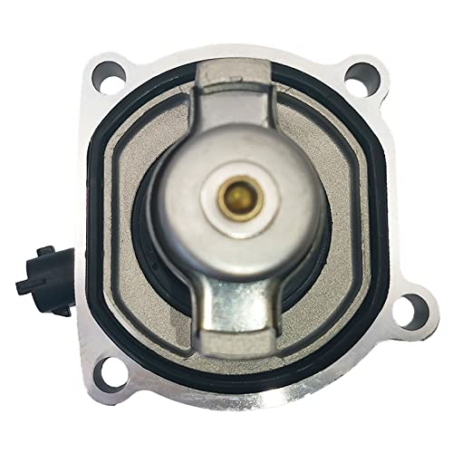 Amapart Coolant Thermostat Housing Kit Compatible With Chevrolet Aveo Cruze Sonic Trax, Pontiac G3 Wave, Suzuki Swift Accessory, Thermostat Water Outlet With Water Temperature Sensor - Aluminium #TOP5
