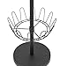 Internet's Best 3 Tier Metal Shoe Tree | Black Finish | 18-Pair Shoe Organization | Free Standing Tower Weighted Base