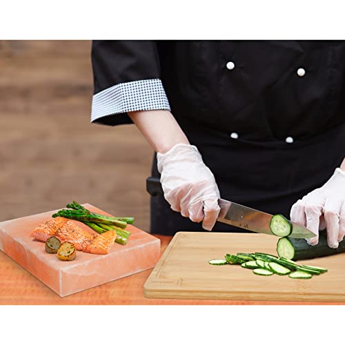 Dobadn Himalayan Pink Salt Block Cooking Plate 8"X8"X1.5" For Grilling, Cooking, Serving And Cutting #TOP4
