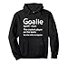 Funny Hockey Goalie Girls Boys Pullover Hoodie