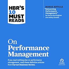 Couverture de HBR's 10 Must Reads on Performance Management