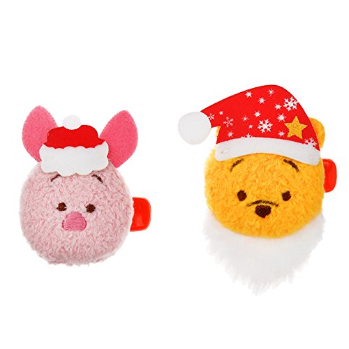 Amazon.co.jp: ぬいぐるみバッジ クリスマス ツムツム プーさん