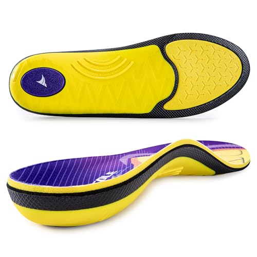 Image of VALSOLE Heavy Duty Support Pain Relief Orthotics - 220+ lbs Plantar Fasciitis High Arch Support Insoles for Men Women, Flat Feet Orthotic Insert, Work Boot Shoe Insole, Absorb Shock with Every Step