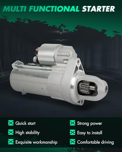 Image of SCITOO Starter Compatible for Mercedes-Benz for CL63 AMG 5.5L 2011-2012,for Mercedes-Benz for GL450 4.7L 2013-2014,for Mercedes-Benz for GL550 4.7L 2013-2016 Engine Starter Motor 10993