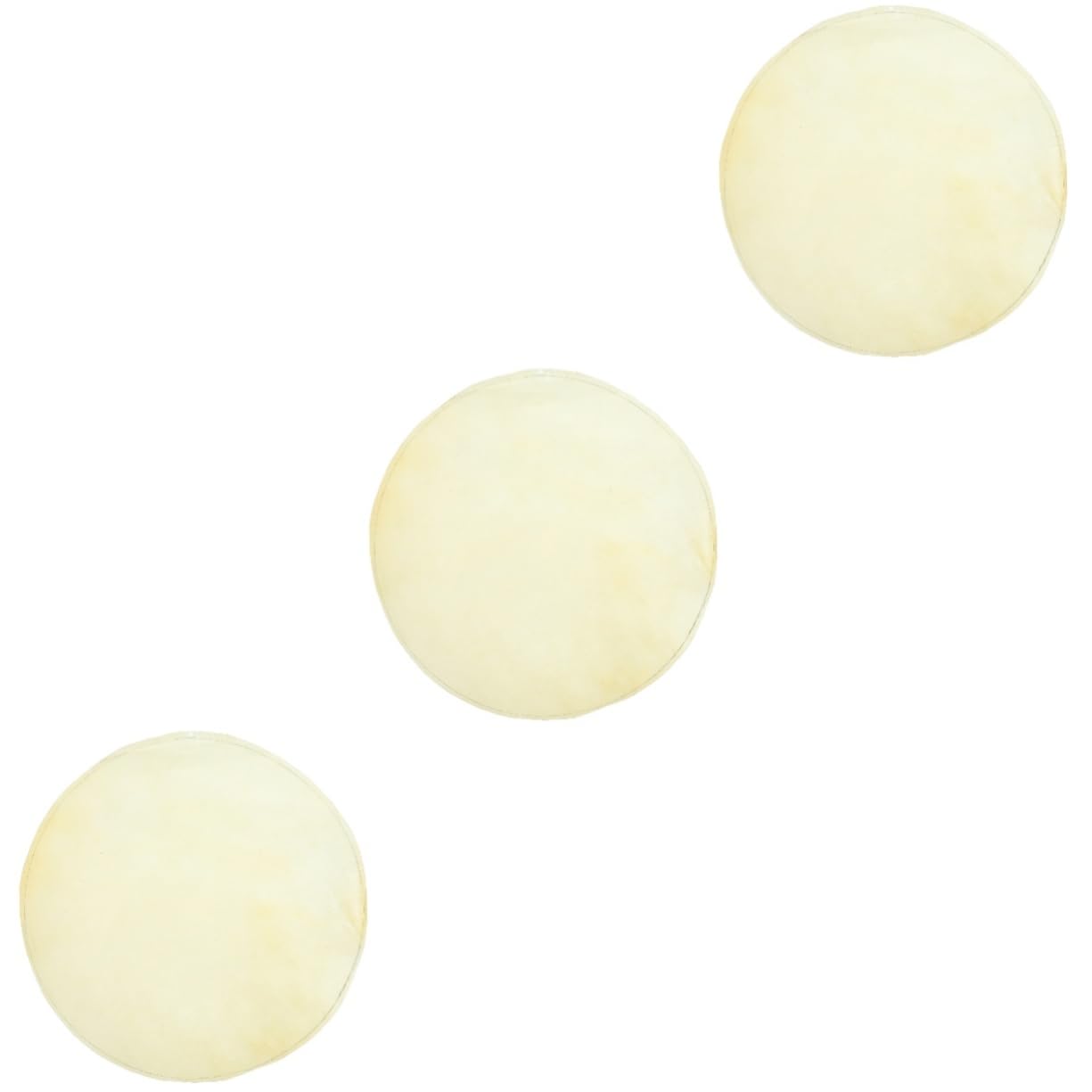 Abaodam 3pcs Drum Skin African Drum Accessory Durable Sheepskin Leather for Longevity