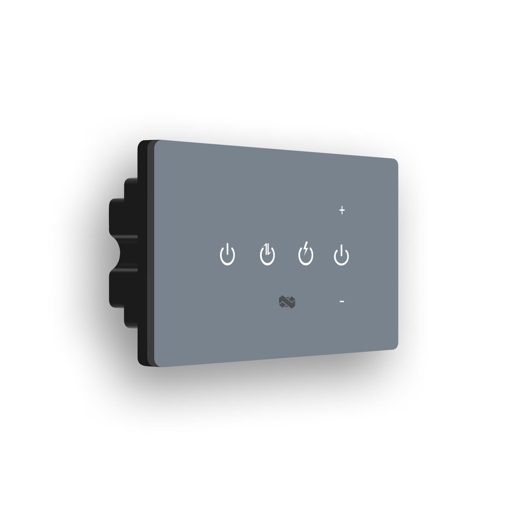 IOTICS Smart Wifi Switch Board: 3 x Switch & 1 Dimmer Module. Touch Control, Remote, App Control. Voice Control with Alexa & Assistant. Smart Touch Switch Board For Home Automation (Grey)-picture-14