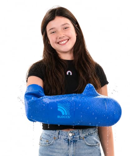 BLOCCS 100% Waterproof Cast Covers for Shower Arm Kids- Swim