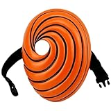 Tobi Obito Mask Costume Mask Resin Mask Cosplay Props for Kids Ninja Anime Uchiha Cosplay