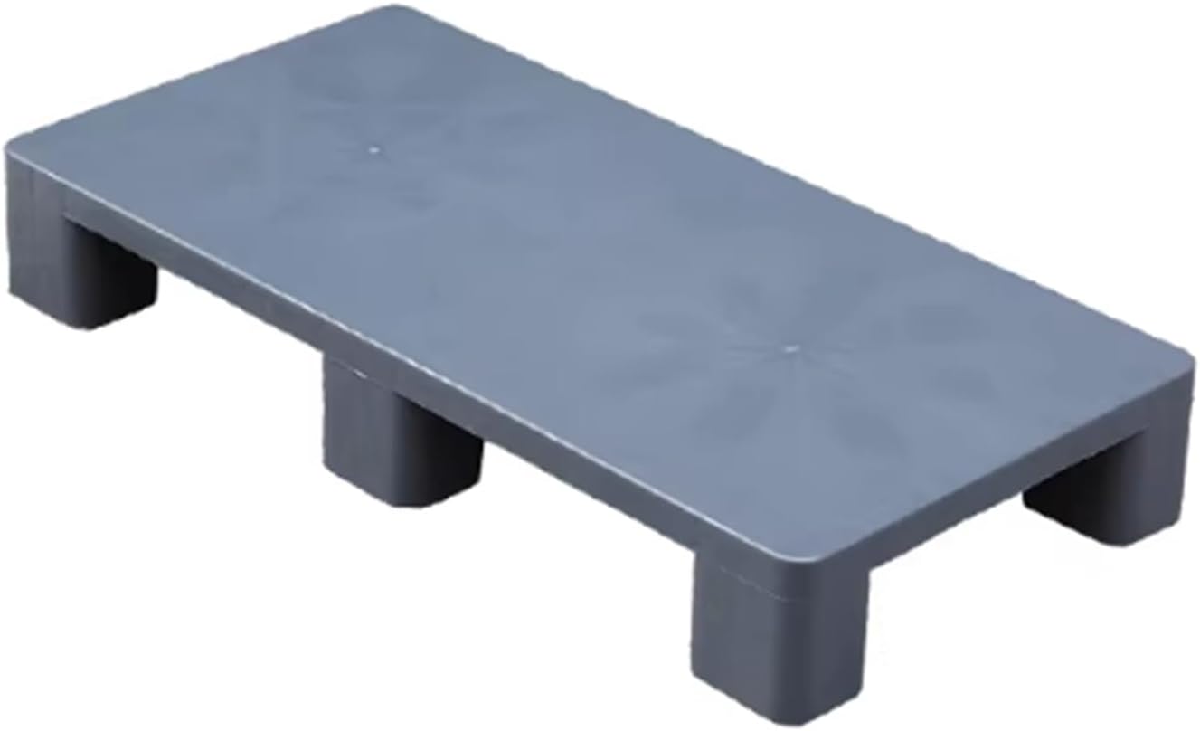 Plastic Pallet, Outdoor Safety Storage Grid Pads, Nonslip Platform Racks for Warehouse Supermarket Pet Shop(Blue,80x40x12cm)