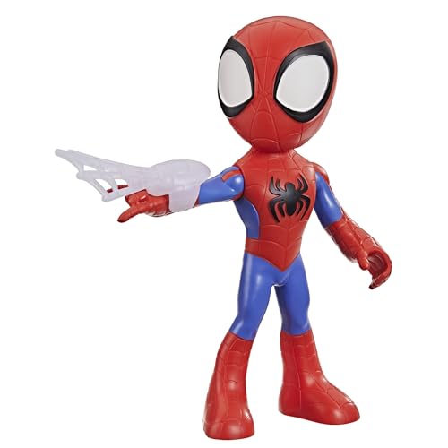 Marvel Spidey y Sus Sorprendentes Amigos Figura Supergrande de Spidey 22,5 cm, Figura de Acción para Preescolar, Juguete de Superhéroe para Niños a Partir de 3 Años Marvel Spidey y Sus Sorprendentes Amigos Figura Supergrande de Spidey 22,5 cm, Figura de Acción para Preescolar, Juguete de Superhéroe para Niños a Partir de 3 Años