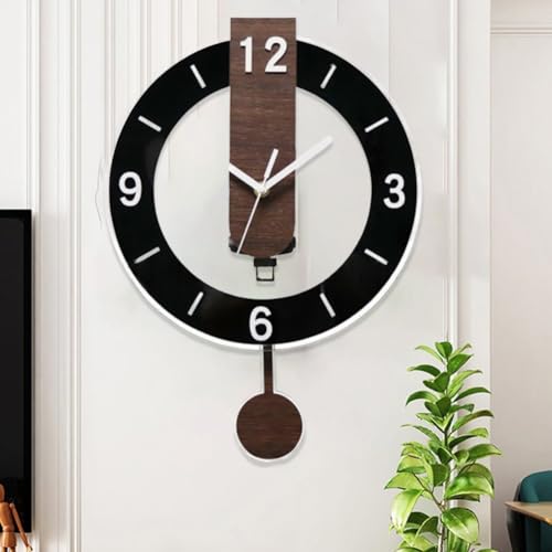 Grande horloge murale silencieuse idéale pour bureau - 5