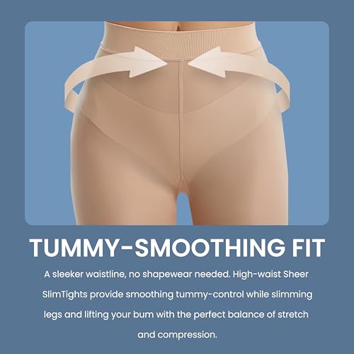 Indestructible Tights Sheer Slimming (Official) Indestructible Tights - Tear-Resistant, Tummy-Smoothing - Sheer Slim Tights4
