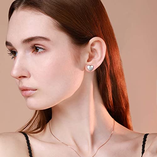 Boucles d'oreilles lettre argent 925 hypoallergénique pour enfant