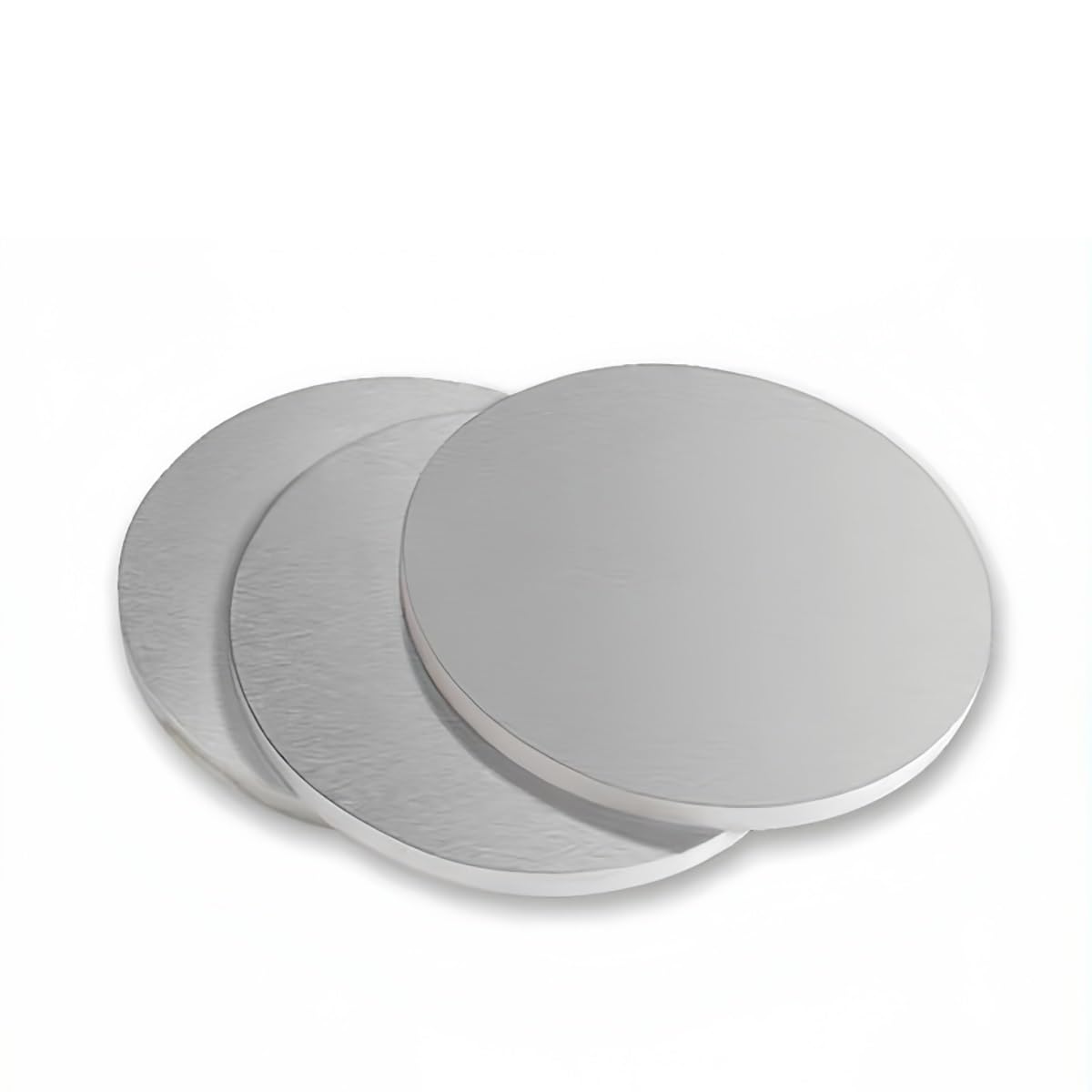 Disco redondo de aluminio 1060, hoja circular pulida en de 0,5mm de espesor y 100mm de diámetro, 1 unidad