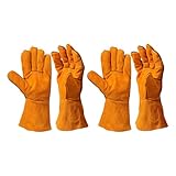 NPXUAMTJ Verdickte Schutzbisse Resistente Handschuhe Für Aggressive Tiere 33 cm Armabdeckung Training Und Gesundheitsüberprüfung Von Tierhandhabungen Bissen