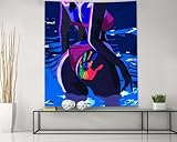 QGHOT Sexy Tapestry Hot Girl Tapestry Wall Hanging Trippy Sex Nude Poster Uncensored Naked Women Wall Decor Anime Tapestries for Aldult Room Mens Bedroom (90.6