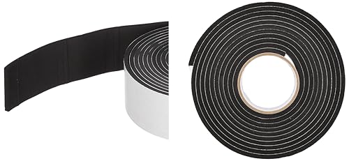 Image of Amazon Basics Single Side High Density Self Adhesive Foam Seal Tape, Weather Stripping Doors and Window Insulation Soundproofing- 72MMX5MTR- 6MM - Pack of 1