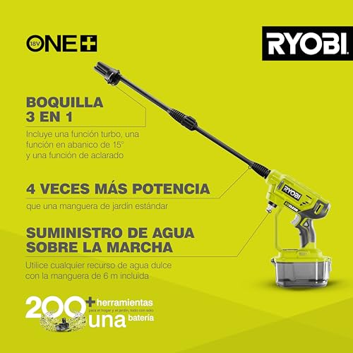 Ryobi RY18PW22A-0 Battery Pressure Lance 18V ONE+ 182 l/h 22 Bar (Body Only) thumbnail 3