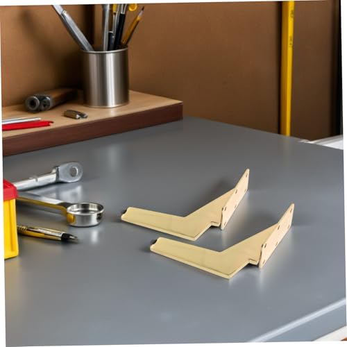 Rehausseurs de canapé dorés Operitacx : pieds de table basse en métal - 6