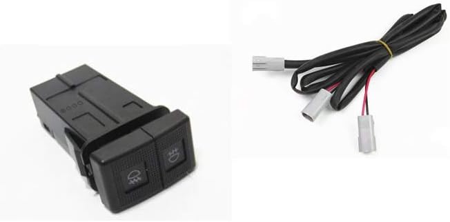 Fog Light Lamp Switch & Wire Cable compatible with Mazda 323 626 Mpv Premacy Protege