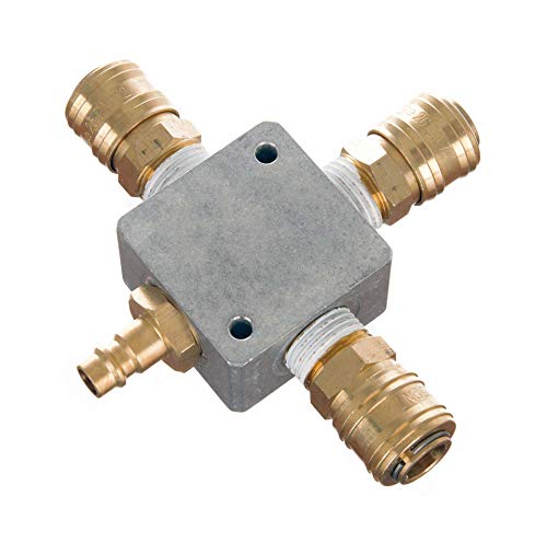 Deviatore per aria compressa, a 3 vie, attacco