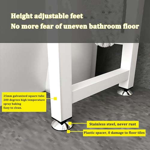 Étagère au-dessus des toilettes pour optimiser les petits espaces étroits