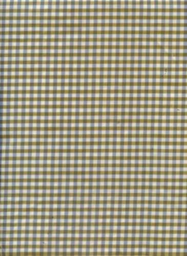 Taffetas soie 54 petits carreaux tissu au mètre crème gris kaki