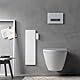 Emco asis Pure WC-Modul, Unterputz, Anschlag Links, 600x170mm, 975551, Farbe: Alpinweiß Matt