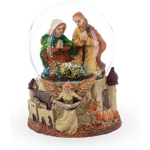 Divine Guardian Musical Water Snow Globe Cover