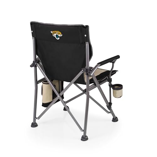 Image of Picnic TIME NFL Unisex-Adult NFL Outlander Folding Camping Chair with Cooler, Heavy Duty Beach Chair