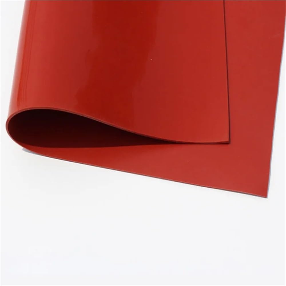 Cuscinetto sigillante in silicone 1 tappetino sottile in gomma siliconica, spessore mm-4 mm, pannello flessibile rosso 500 * 500 for laboratorio