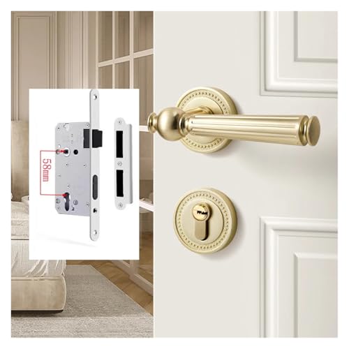 Cerradura de puerta interior elegante para crear un dormitorio tranquilo 2